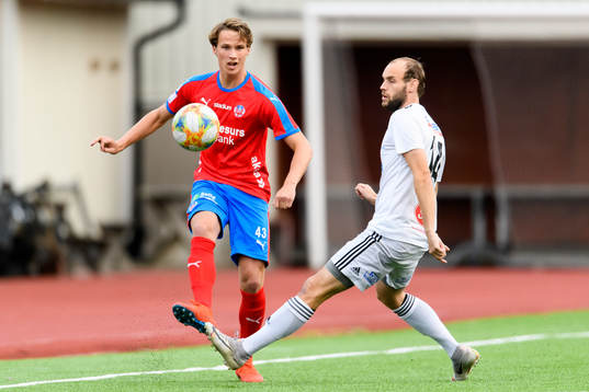 Helsingborgs Alex Sjöholm och Oskarshamns Christopher Christensson
