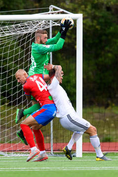 Helsingborgs målvakt Alexander Nilsson och Jakob