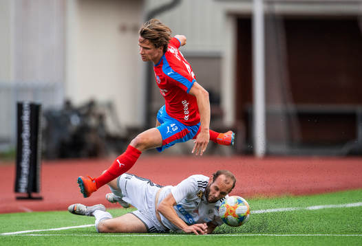 Oskarshamns Christopher Christensson och Helsingborgs Alex Sjöholm