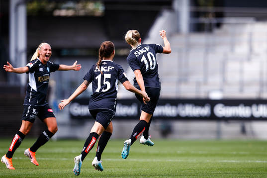 Göteborgs Elin Rubensson jublar