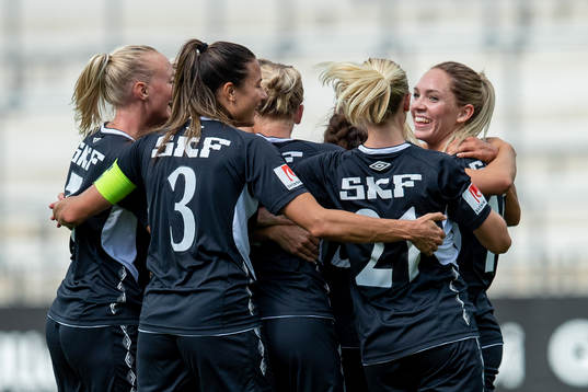 Göteborgs Elin Rubensson jublar