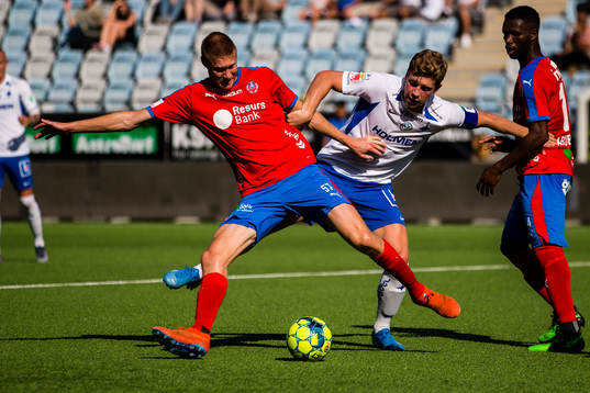 IFK Norrköpings Alexander Fransson och Helsingborgs Markus