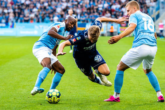Malmö FFs Fouad Bachirou och Felix Beijmo