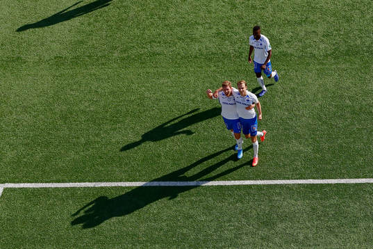 IFK Norrköpings Alexander Fransson och Lars Krogh Gerson