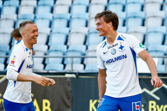 IFK Norrköpings Rasmus Lauritsen och Gudmundur