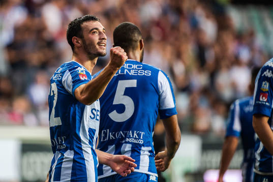 IFK Göteborgs Giorgi Kharaishvili jublar