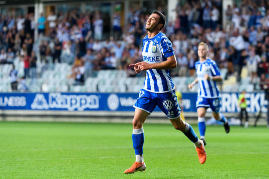 IFK Göteborgs Giorgi Kharaishvili jublar