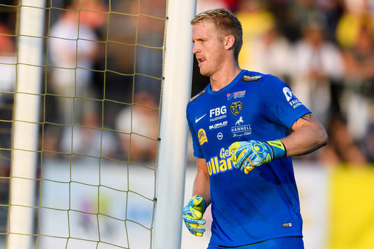 Falkenbergs målvakt Hampus Nilsson