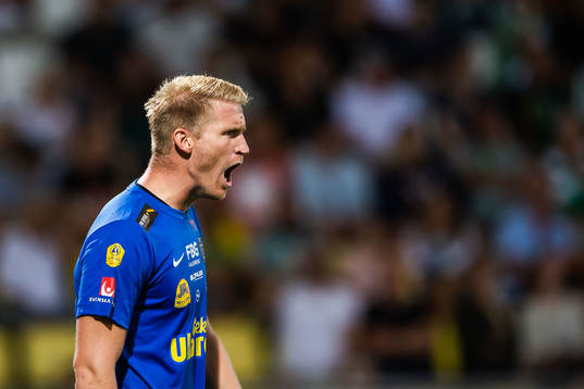 Falkenbergs målvakt målvakt Hampus Nilsson
