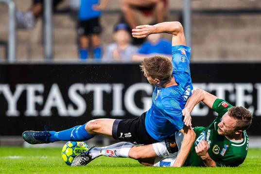 Halmstads Mikael Boman och Jönköpings Joakim Karlsson
