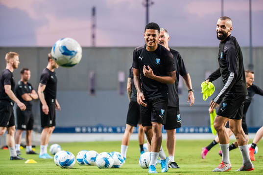 Romain Gall and Guillermo Molins of Malmö FF