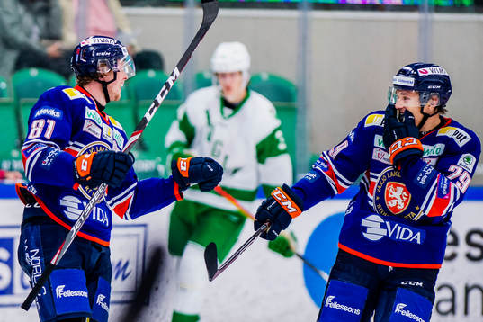 Växjös Fredrik Karlström jublar