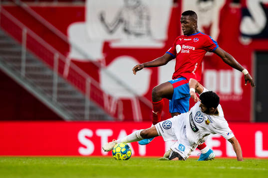Helsingborgs Alhaji Gero och Östersunds Rewan Amin