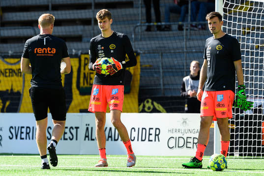 Elfsborgs målvakter Tim Rönning, Kevin Stuhr Ellegaard
