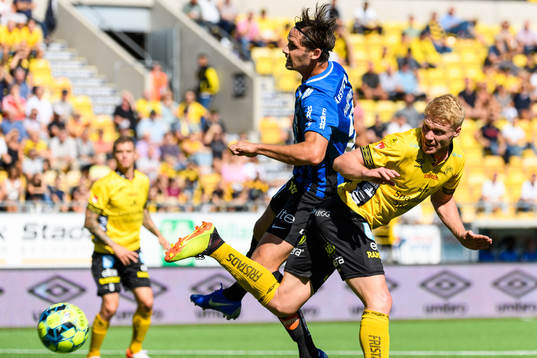 Elfsborgs Sivert Heltne Nilsen och Sirius Philip Haglund