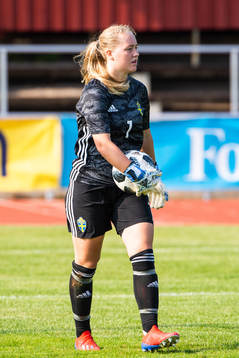 Goalkeeper Julia Langörgen of Sweden during the women's