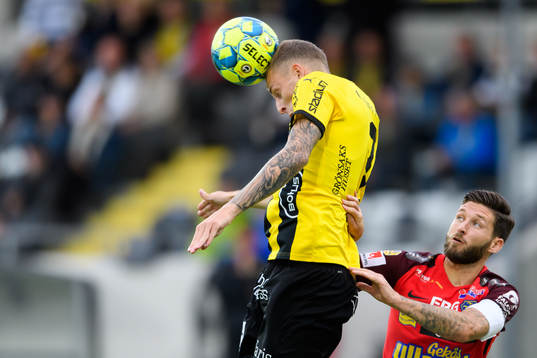 Häckens Gustaf Nilsson och Falkenbergs Tibor Joza