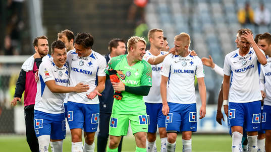 IFK Norrköpings spelare med Simon Skrabb , Rasmus