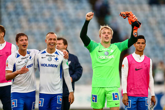 IFK Norrköpings Alexander Fransson n Gudmundur