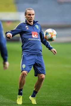 Niklas Hult of the Swedish national football team