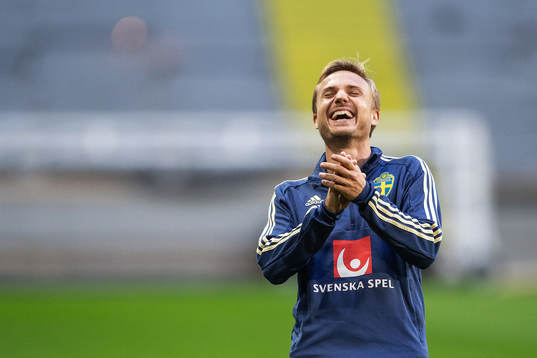 Pierre Bengtsson of the Swedish national football team