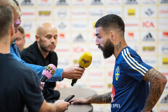 Jimmy Durmaz of the Swedish national football team