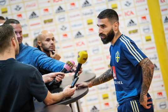 Jimmy Durmaz of the Swedish national football team