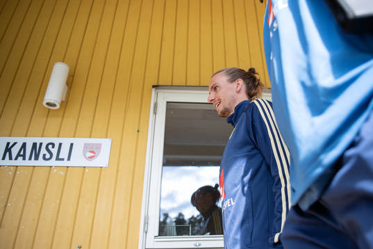 Niklas Hult of the Swedish national football team