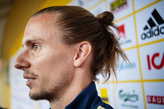 Niklas Hult of the Swedish national football team