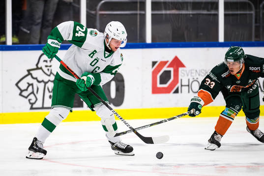 Rögles Kevin Wennström  och Kristianstads  Christoffer