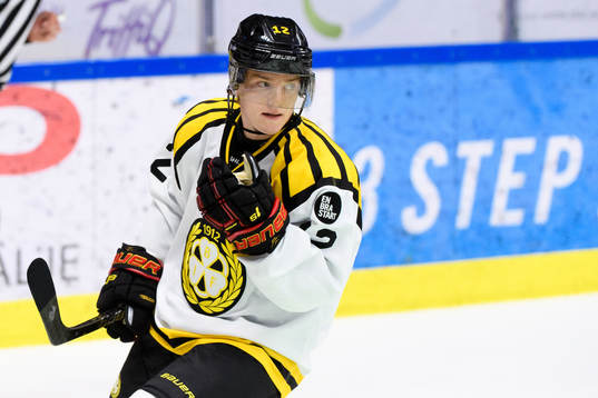 Brynäs Samuel Asklöf jublar