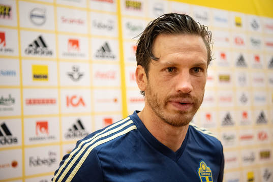 Gustav Svensson of the Swedish national football team