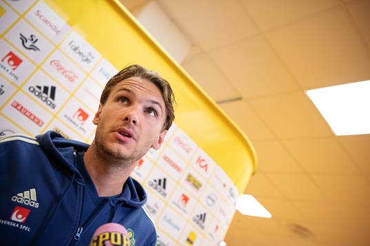 Albin Ekdal of the Swedish national football team