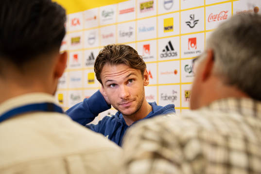 Albin Ekdal of the Swedish national football team