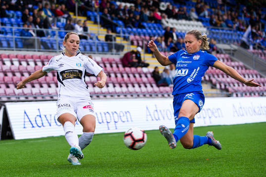 Göteborgs Elin Rubensson och Eskilstunas Julia Tunturi