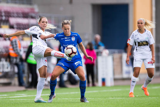 Göteborgs Elin Rubensson och Eskilstunas Julia Tunturi