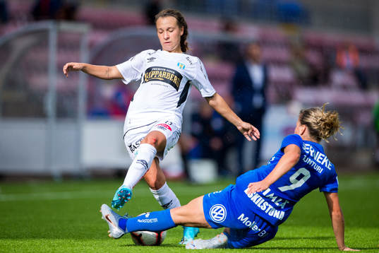 Göteborgs Julia Zigiotti Olme och Eskilstunas Julia Tunturi