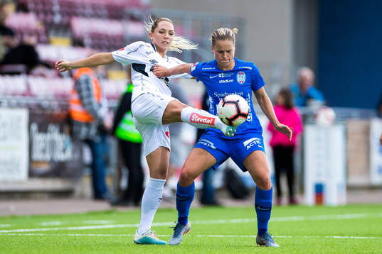 Göteborgs Elin Rubensson och Eskilstunas Julia Tunturi