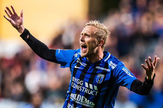 Sirius Christer Gustafsson jublar efter 1-0