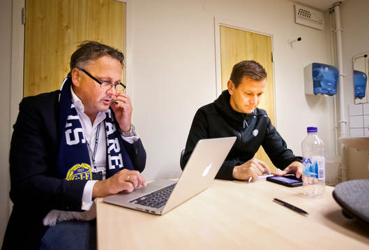 Sundsvalls sportchef Urban Hagblom och assisterande