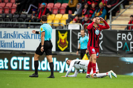 Östersunds Dino Islamovic  reagerar