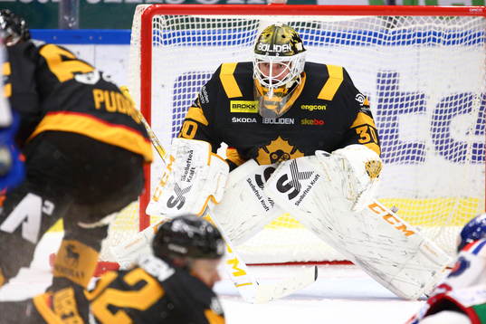Skellefteås målvakt Gustaf Lindvall