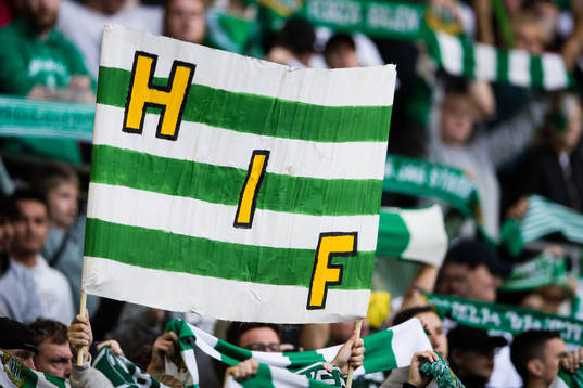 En Hammarbyflagga