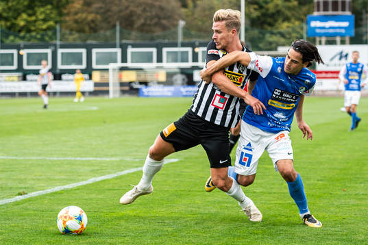 Landskronas Linus Olsson och Oddevolds Jake Weisbrod