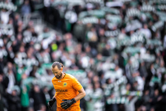 Hammarbys målvakt Johan Wiland