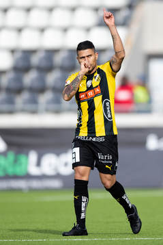 Häckens Paulinho jublar efter 1-1