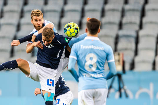 Malmö FFs Rasmus Bengtsson och IFK Norrköpings