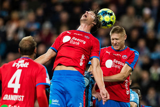 Helsingborgs Fredrik Liverstam och Markus Holgersson