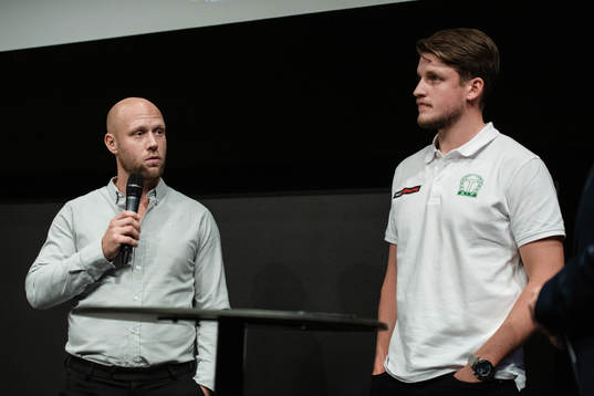 Niklas Johansson, Karlskrona, och Rasmus Bengtsson, Tingsryd