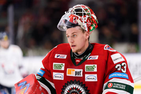 Frölundas målvakt Johan Mattsson